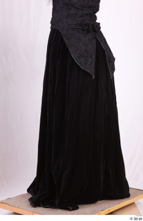  Photos Woman in Historical Dress 95 19th century black skirt historical clothing lower body 0004.jpg